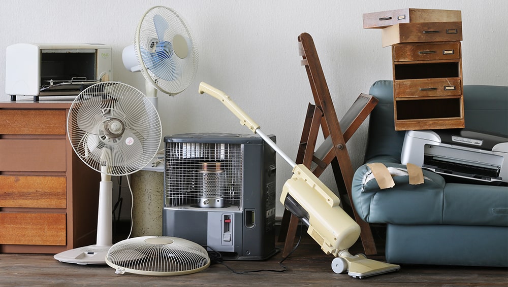 電子レンジや冷蔵庫